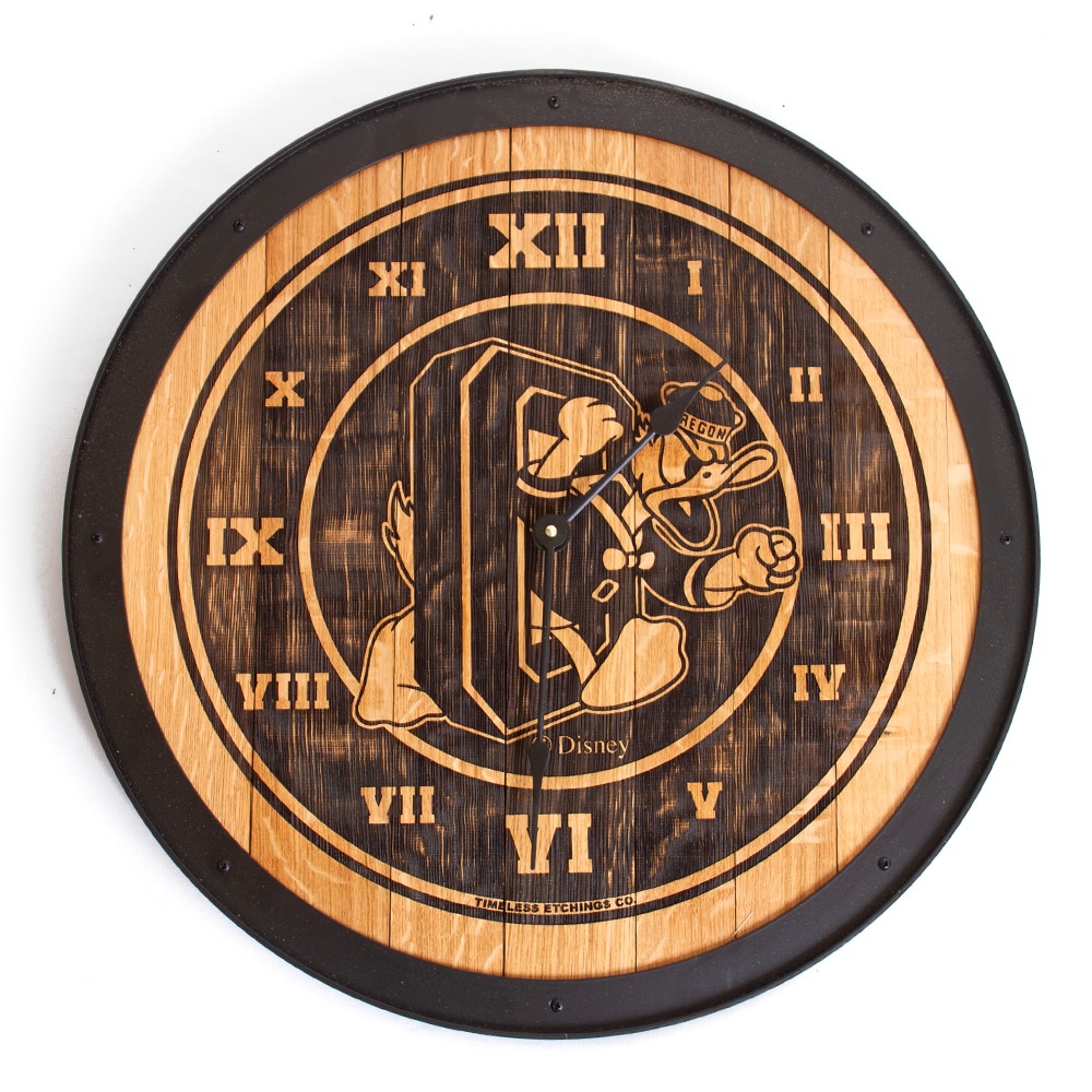 DTO, Timeless Etchings, Brown, Wall Art & Clocks, Wood, Home & Auto, 20"x2", Barrelhead, 816396